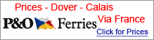 Ferries to Holland via France